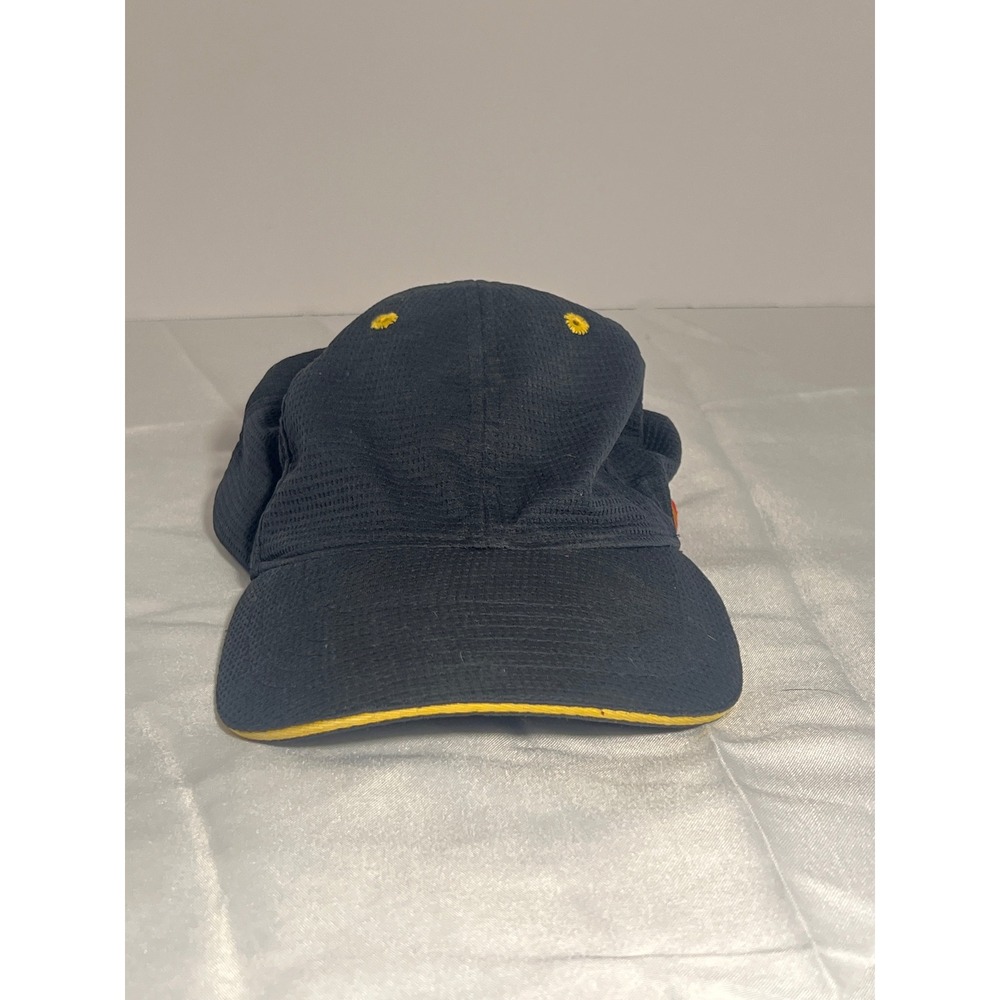 McDonald's Black Yellow Mesh Embroidered‎ Logo Baseball Cap Hat Snapback